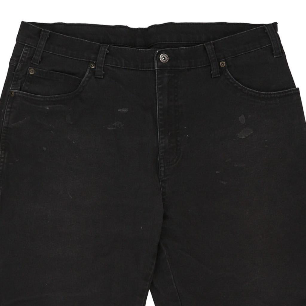 Dickies Denim Shorts - 35W 11L Black Cotton