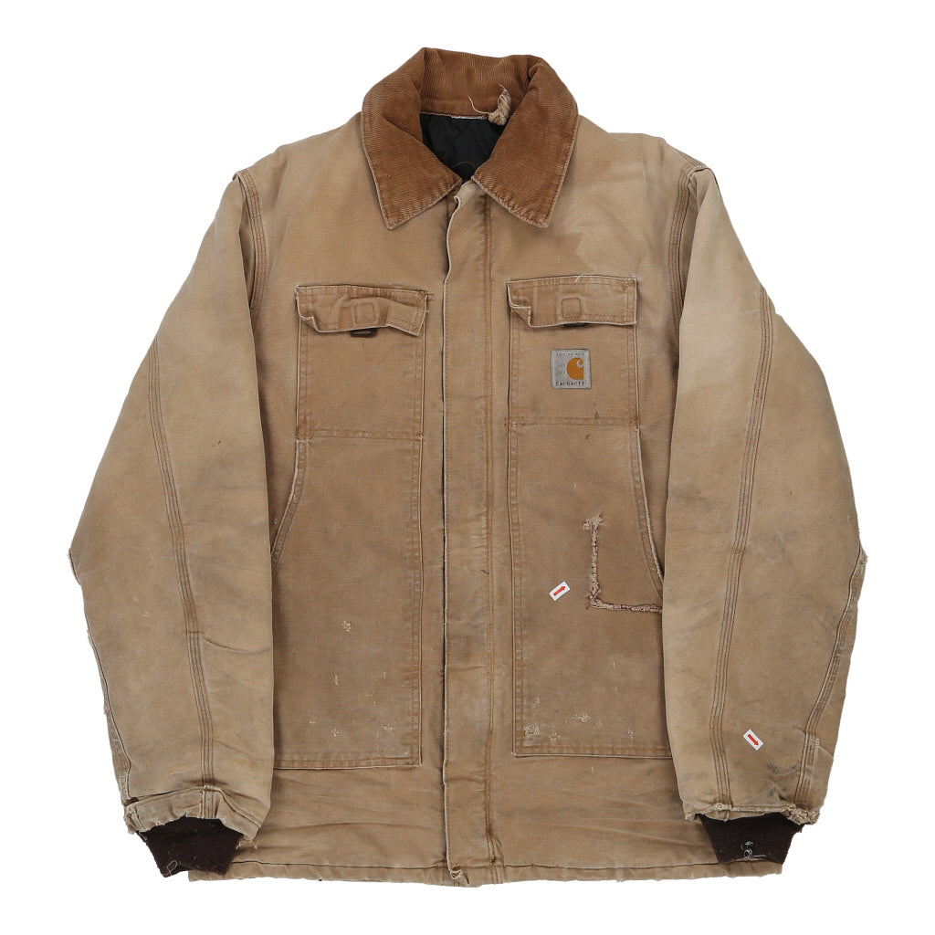 Lightly Worn Carhartt Jacket - Large Beige Cotton