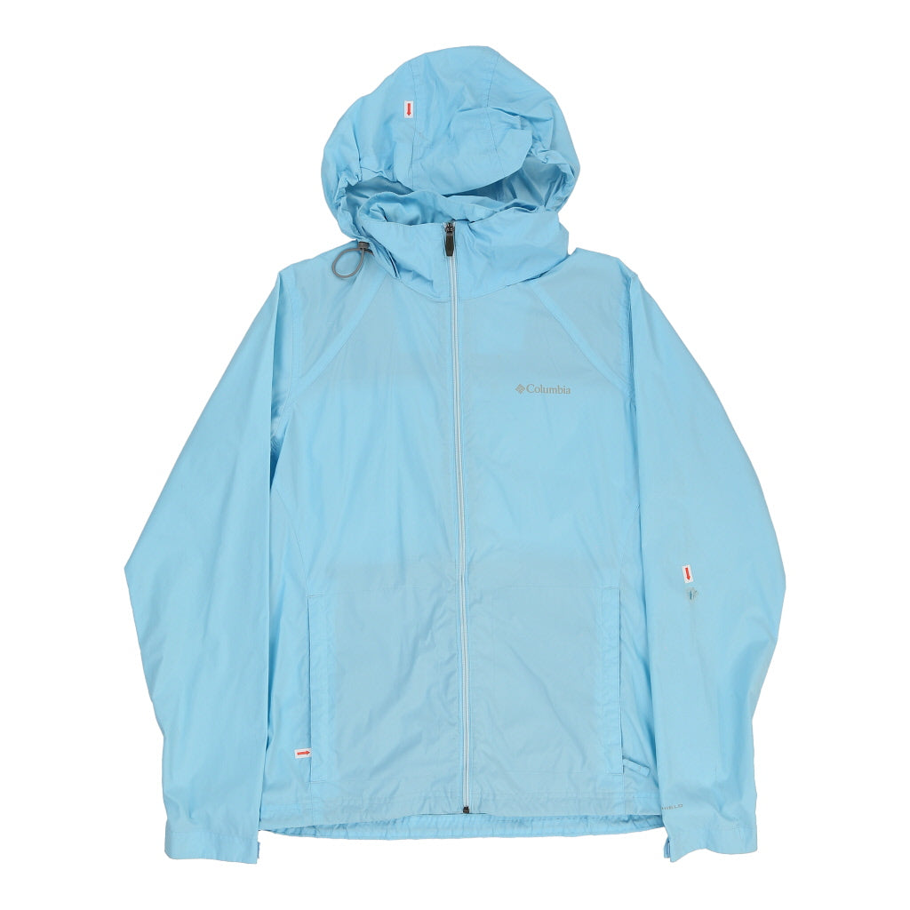 Columbia Windbreaker - Large Blue Polyester