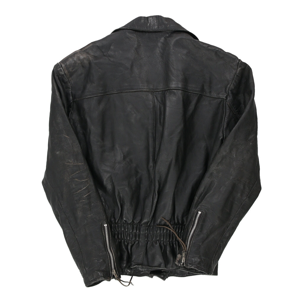Unbranded Leather Jacket - Medium Black Leather