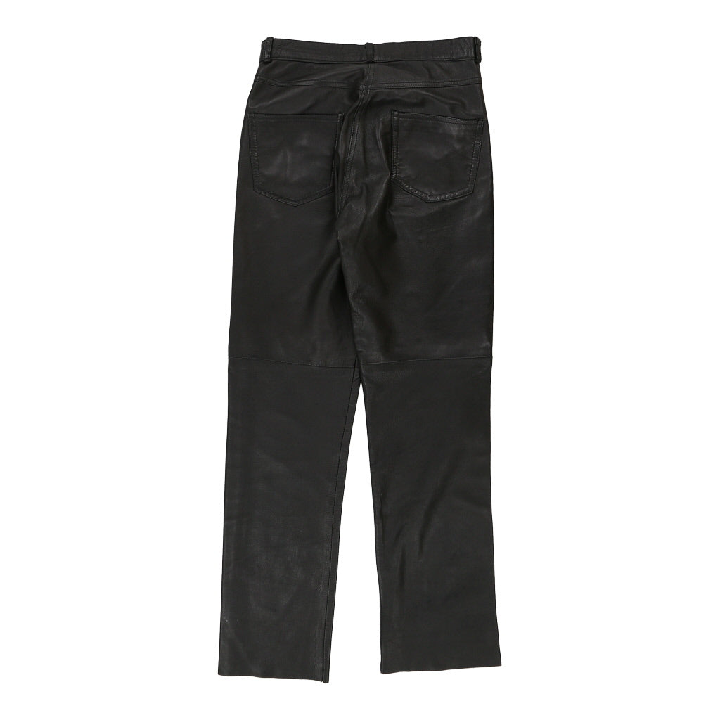 Unbranded Trousers - 28W 31L Black Leather