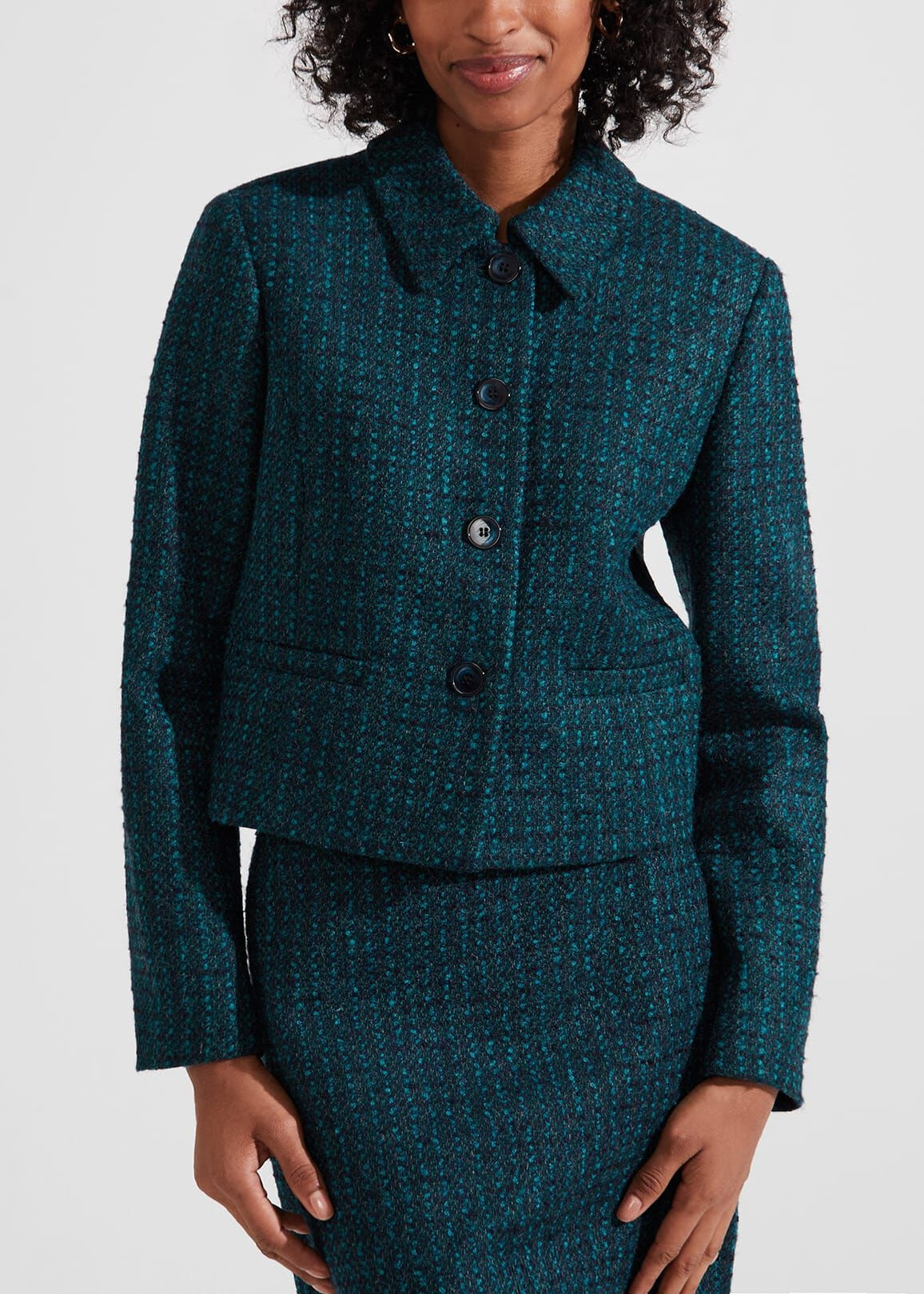 Teia Jacket 0223/4701/1049l00 Deep-Teal-Blue