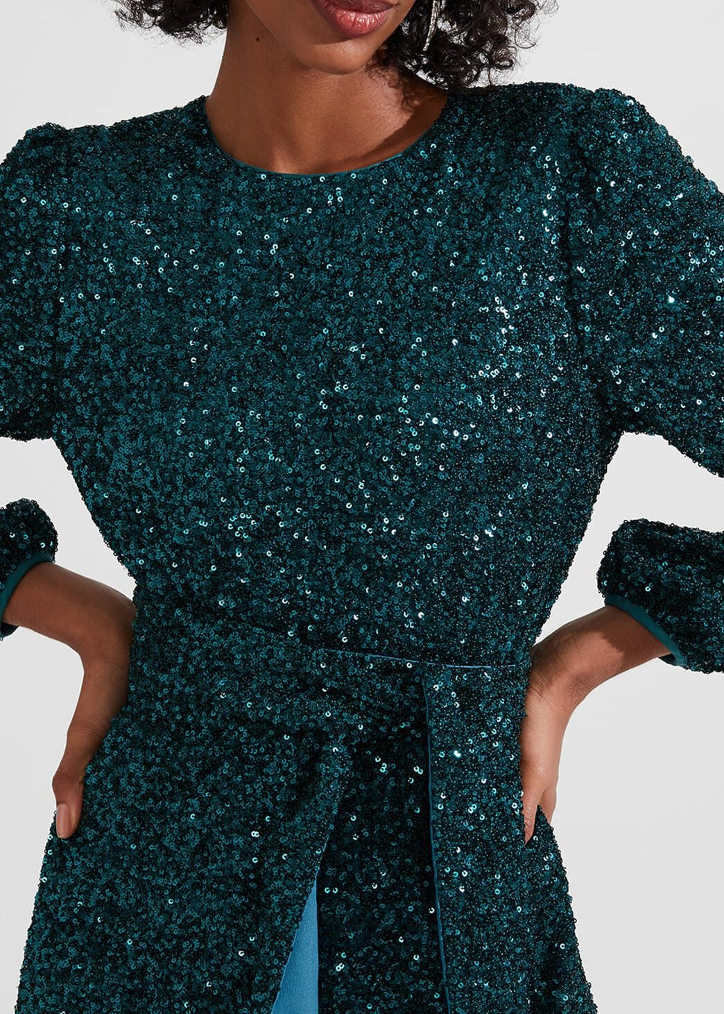 Bette Sequin Dress 0223/5985/9045l00 Evergreen