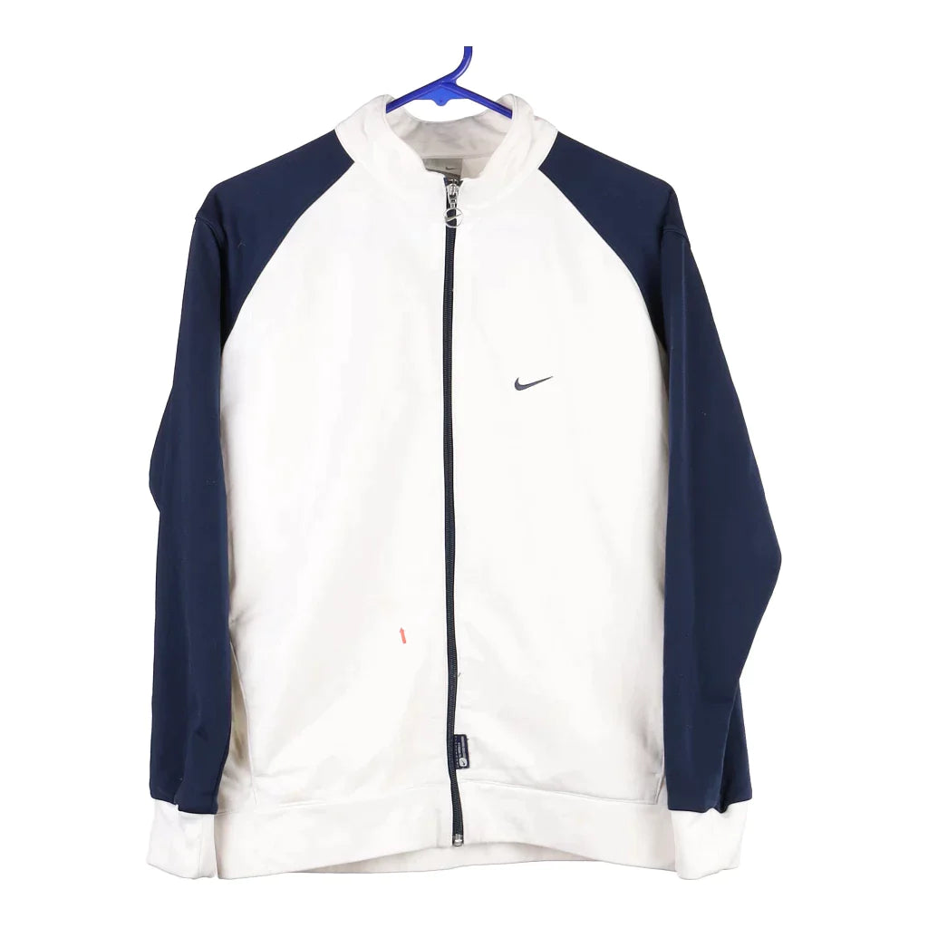 Age 18-20 Nike Zip Up - XL White Polyester