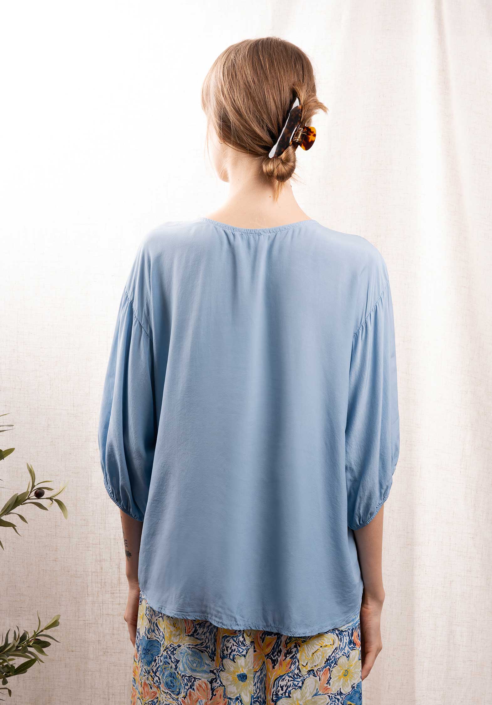 Blouse 100174 Blue