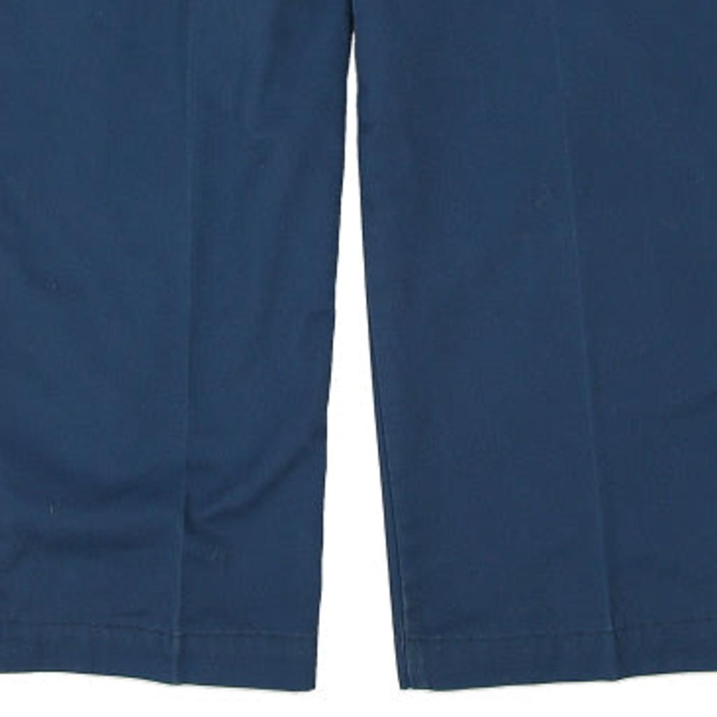 Dickies Trousers - 34W 31L Blue Cotton