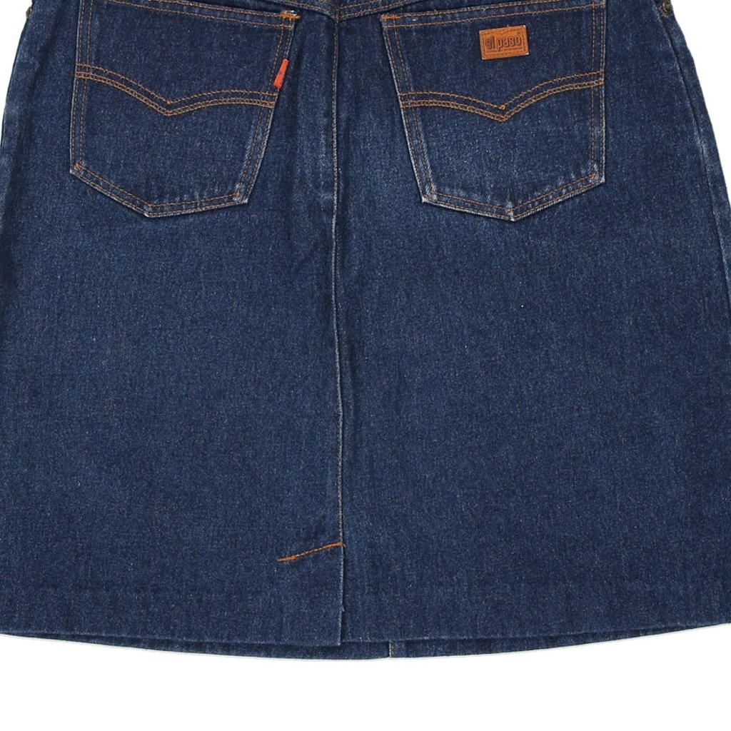 El Paso Denim Skirt - 29W UK 10 Blue Cotton