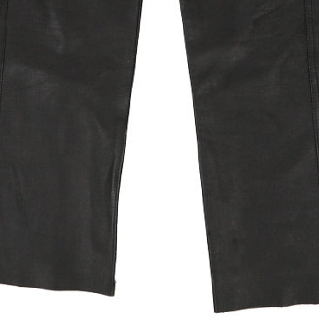 Unbranded Trousers - 28W 31L Black Leather