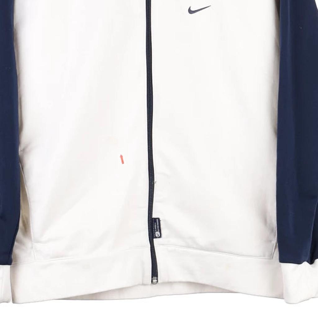 Age 18-20 Nike Zip Up - XL White Polyester