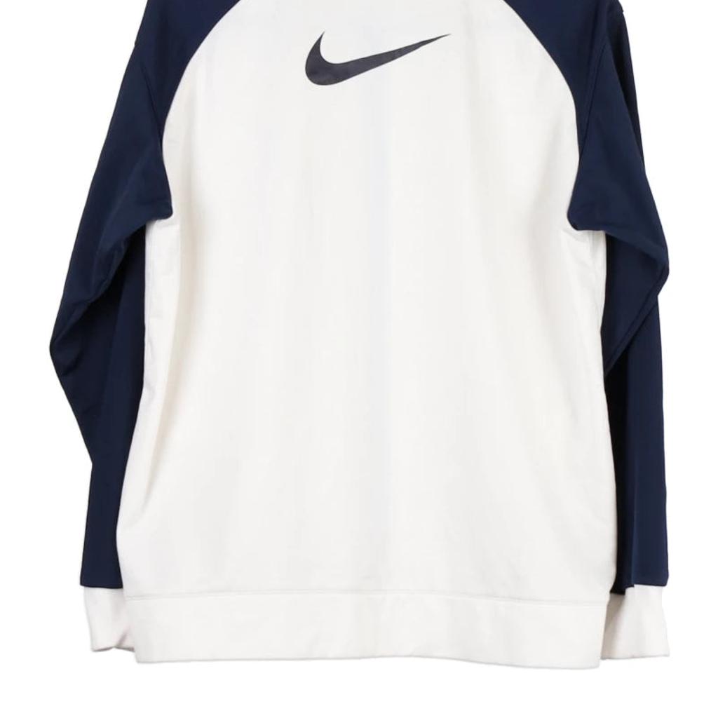 Age 18-20 Nike Zip Up - XL White Polyester