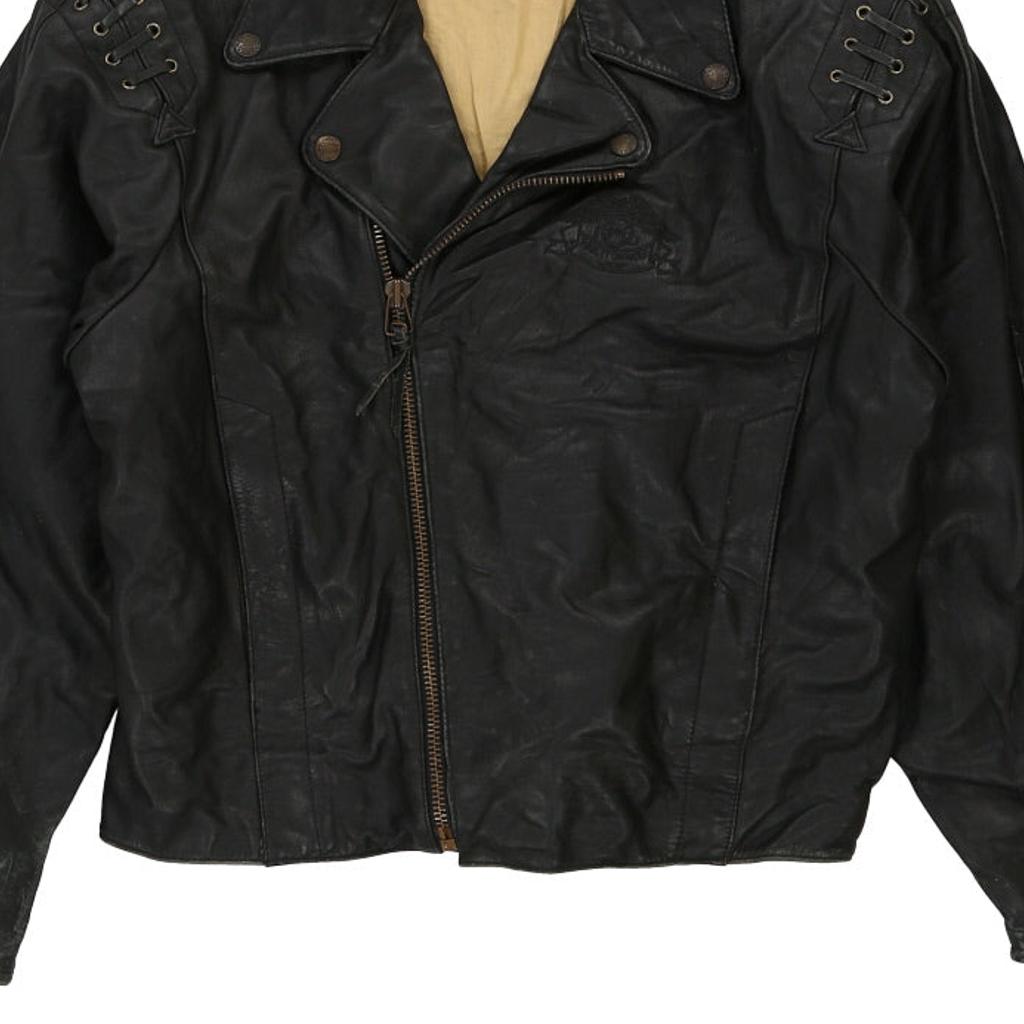 Harley Davidson Jacket - Large Black Leather
