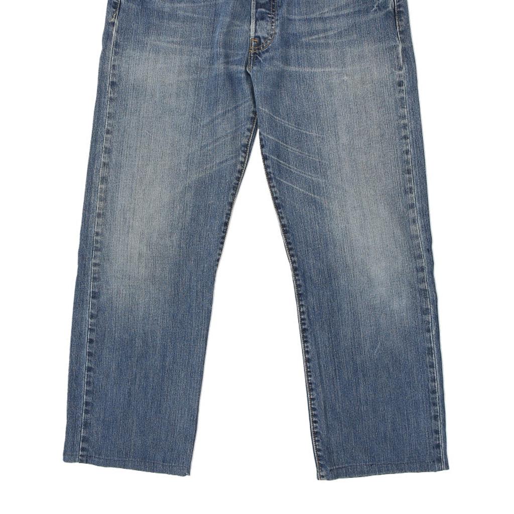 501 Levis Jeans - 35W 28L Blue Cotton