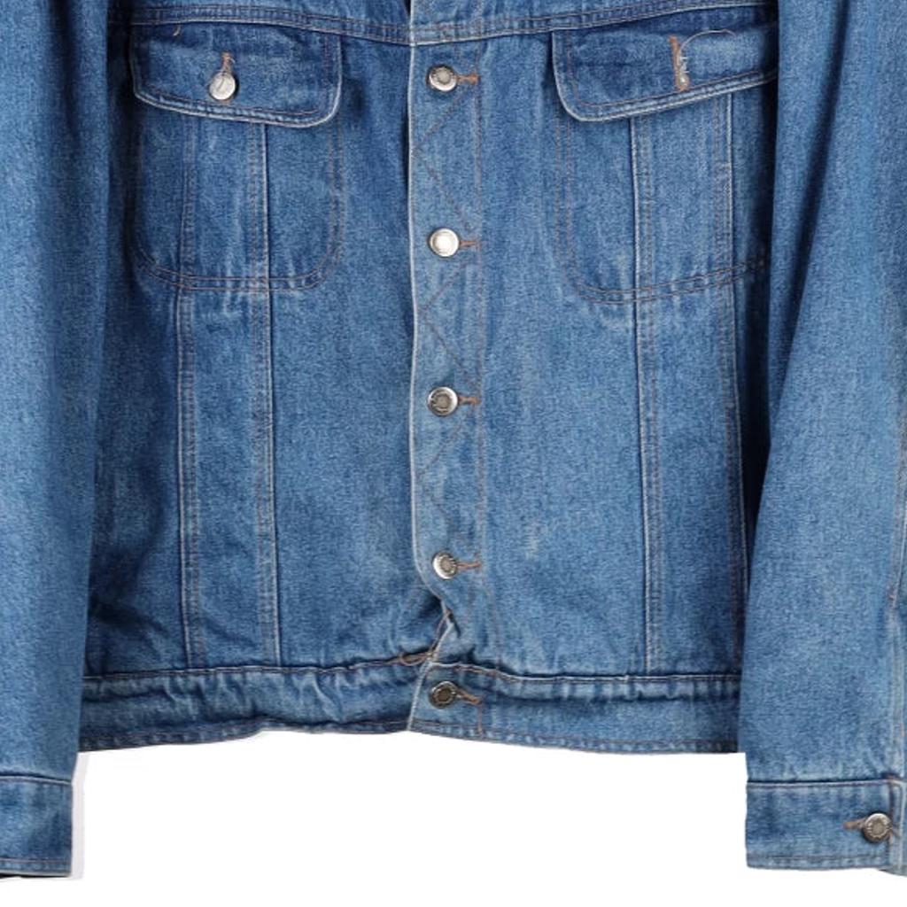 Wrangler Denim Jacket - XL Blue Cotton