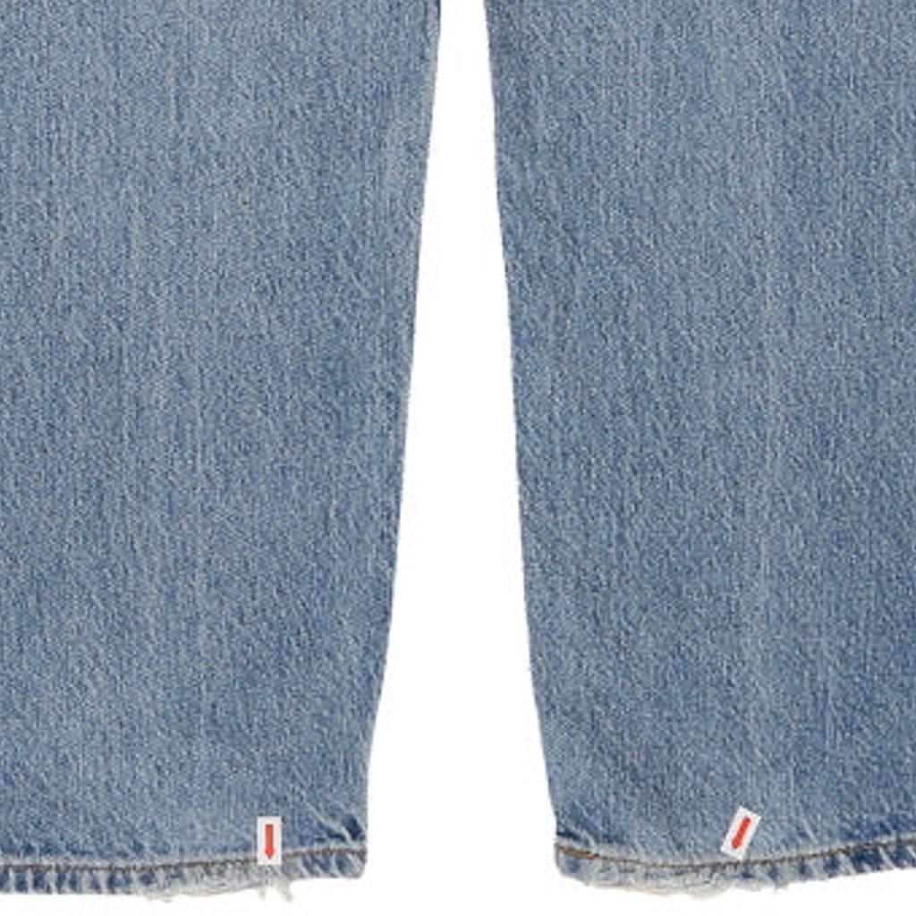 Orange Tab, 505 Levis Jeans - 32W 30L Light Wash Cotton