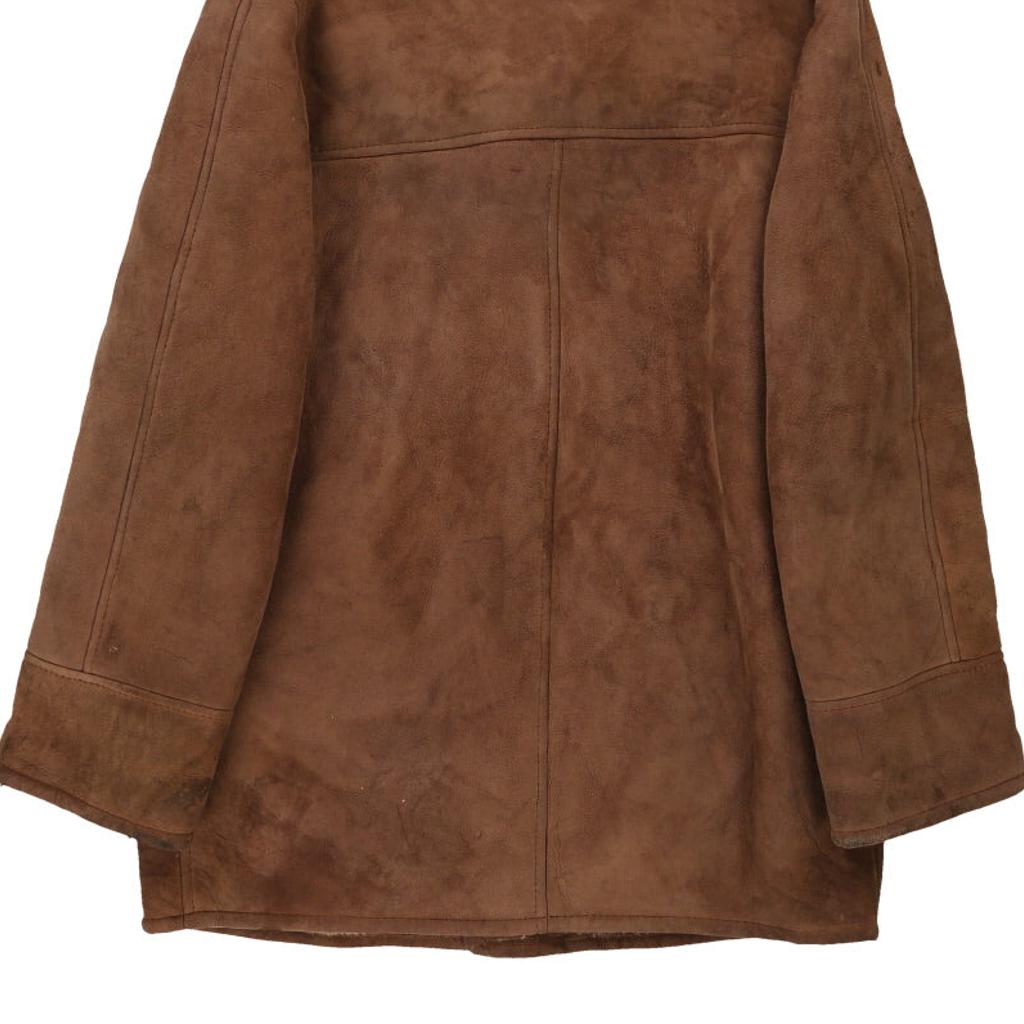 Debenhams Sheepskin Jacket - XL Brown Suede