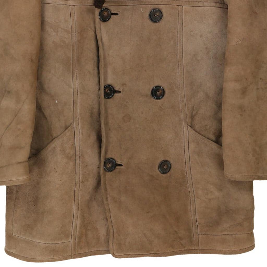 Morlands Sheepskin Jacket - 2XL Brown Suede