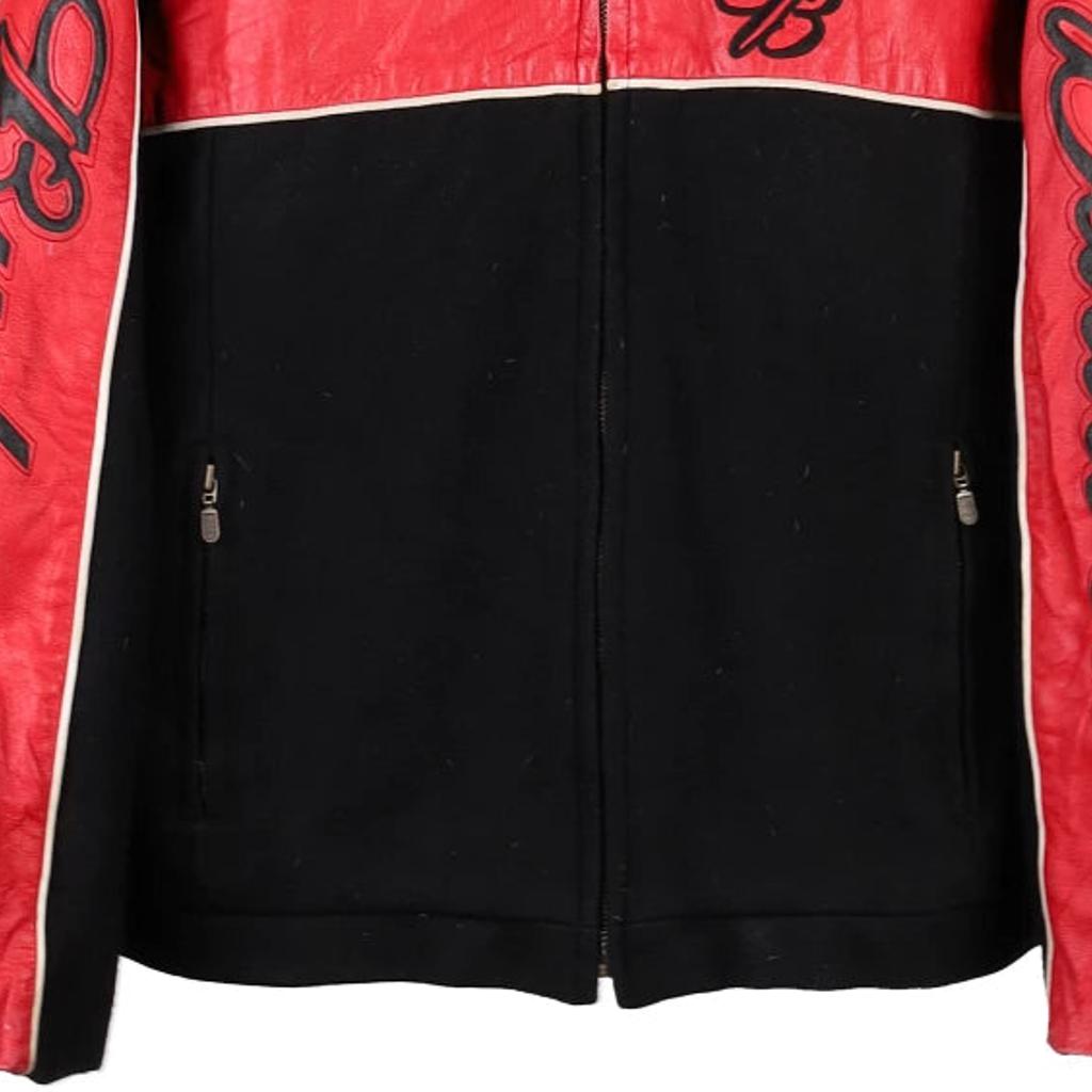 Budweiser Bishop Varsity Jacket - Large Black Wool Blend