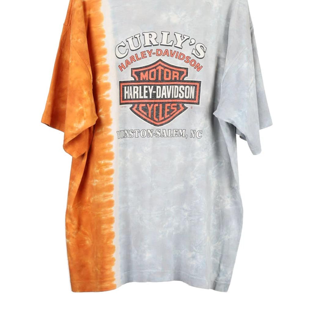 Winston-Salem, NC Harley Davidson Graphic T-Shirt - XL Multicoloured Cotton
