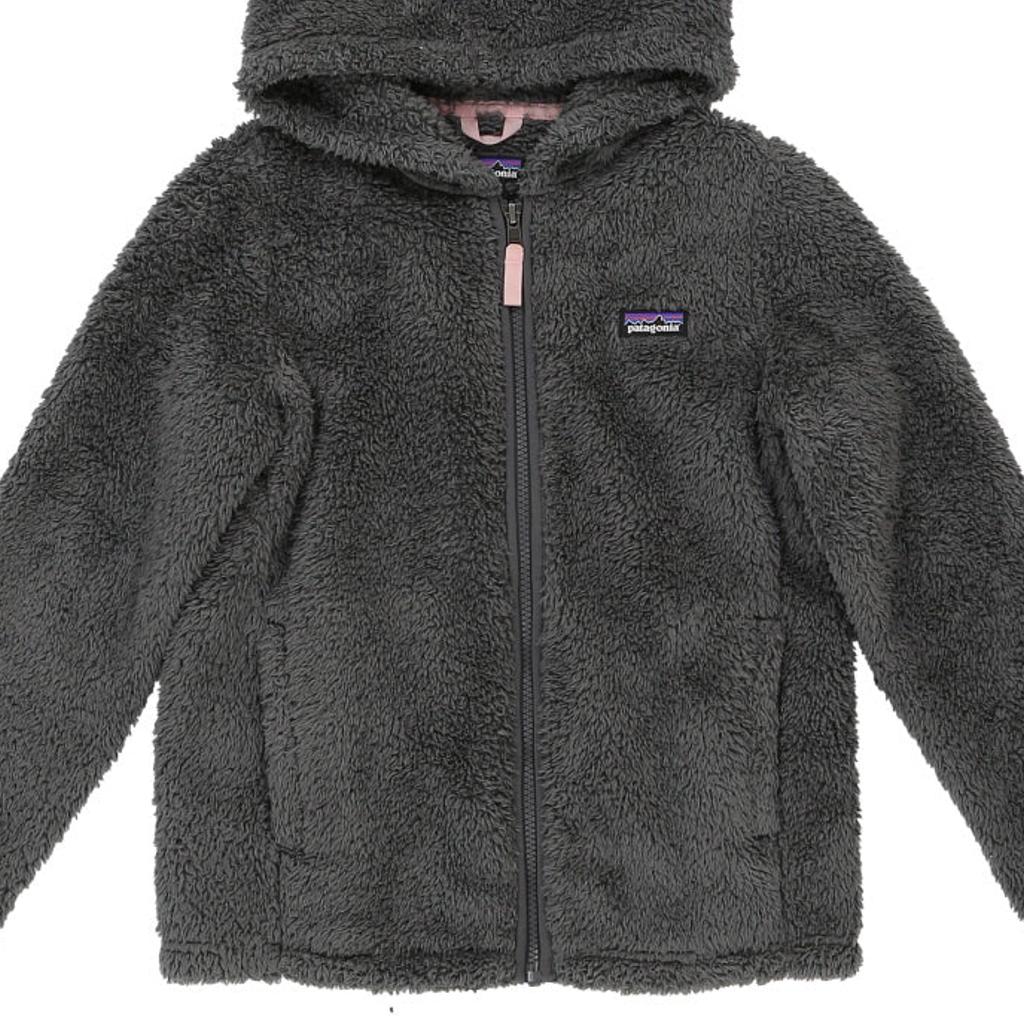 Age 10 Patagonia Fleece - Medium Grey Polyester