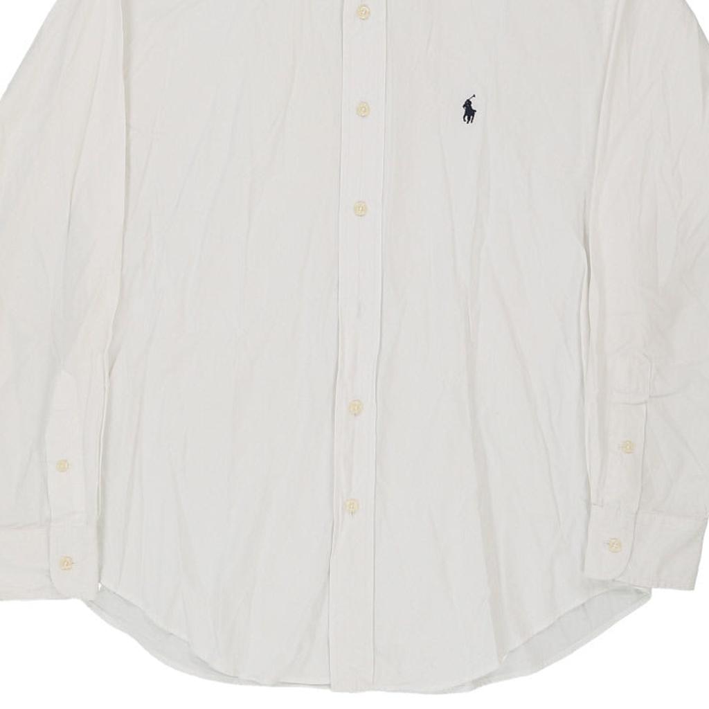 Ralph Lauren Shirt - Large White Cotton