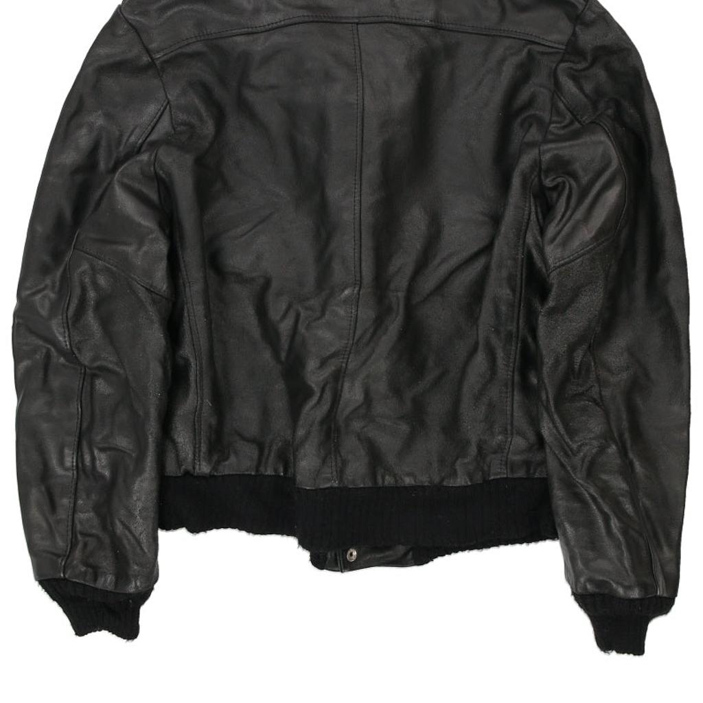 Oakton Leather Jacket - Medium Black Leather