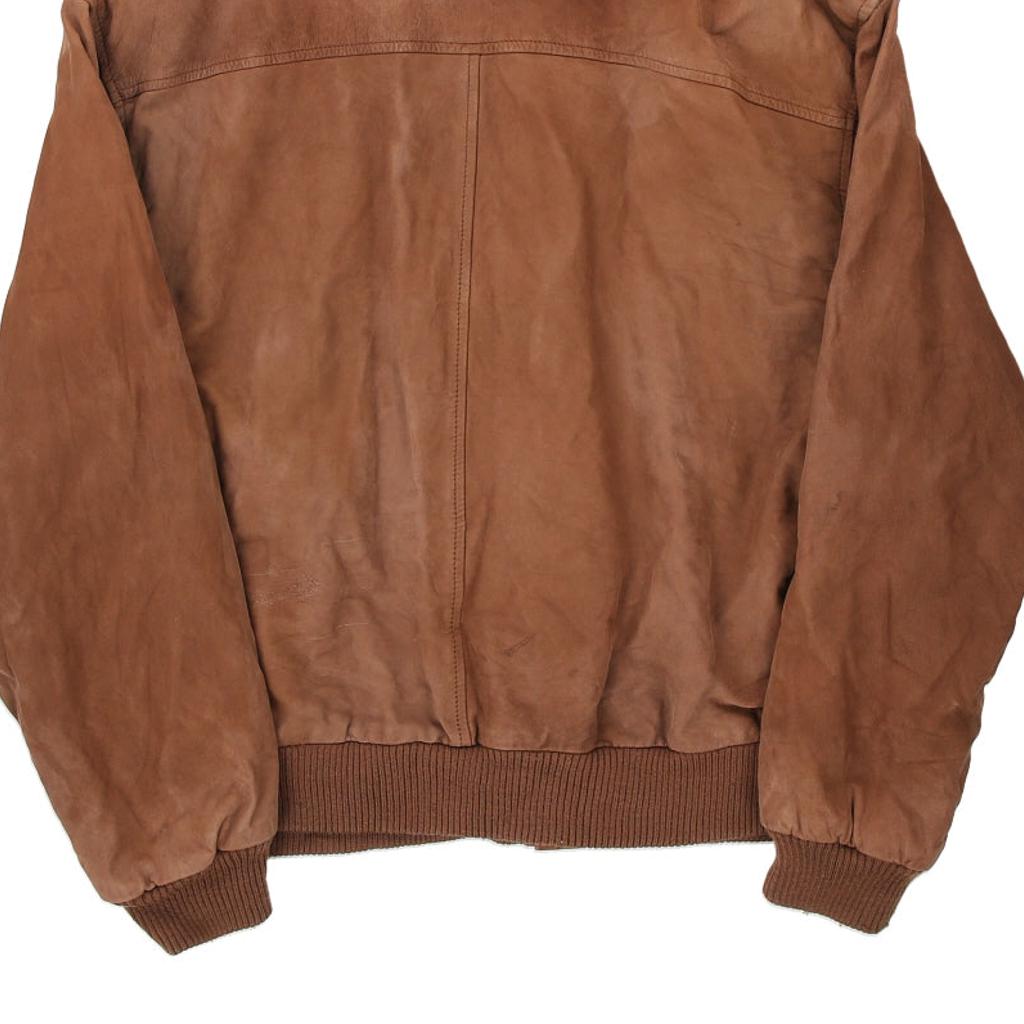 Global Identity Leather Jacket - Medium Brown Leather