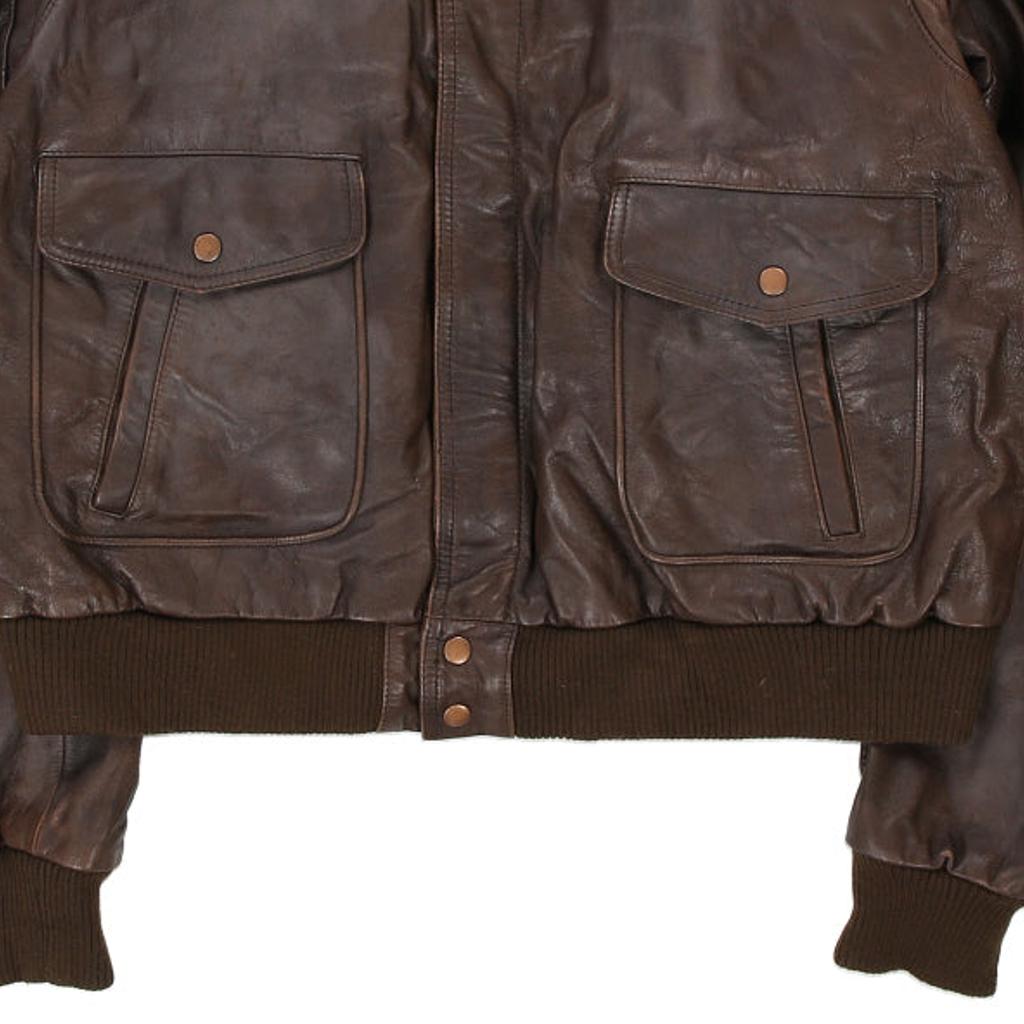 Bermans Leather Jacket - Medium Brown Leather