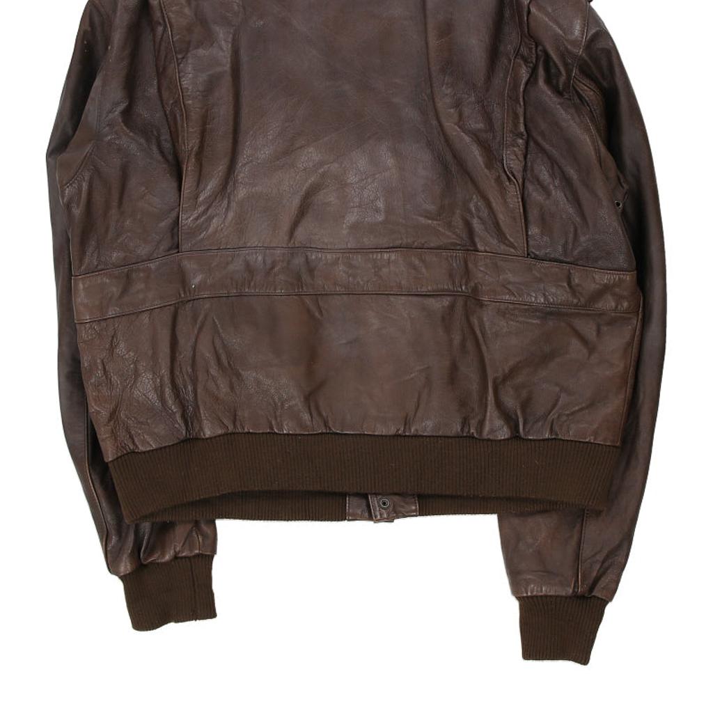 Bermans Leather Jacket - Medium Brown Leather