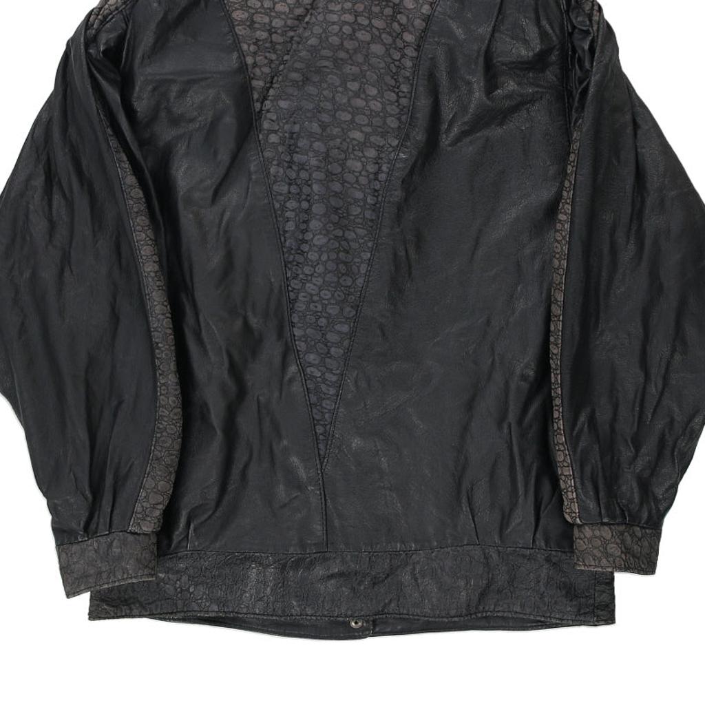 The Boutique Leathers Leather Jacket - Large Black Leather