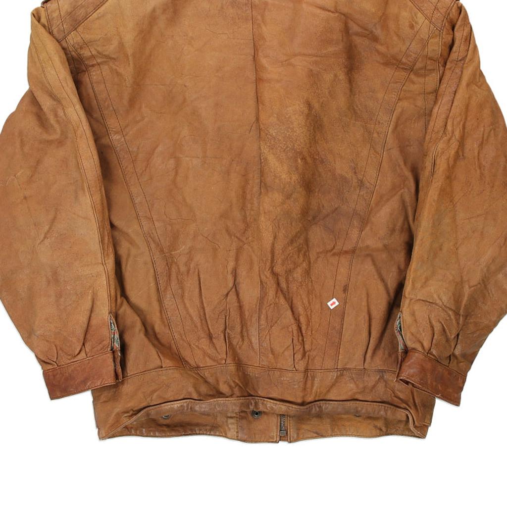 Winlit Leather Jacket - Medium Brown Leather