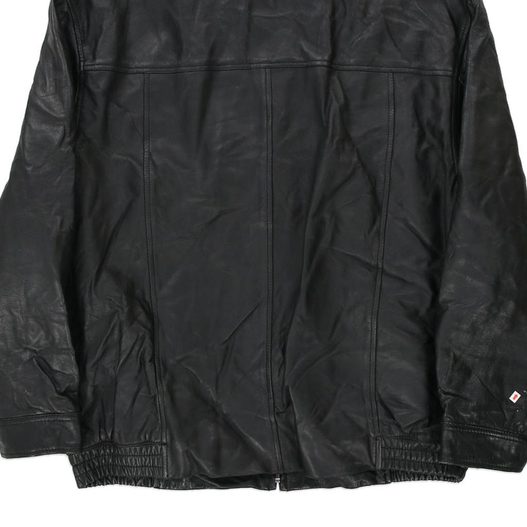 John Ashford Leather Jacket - XL Black Leather