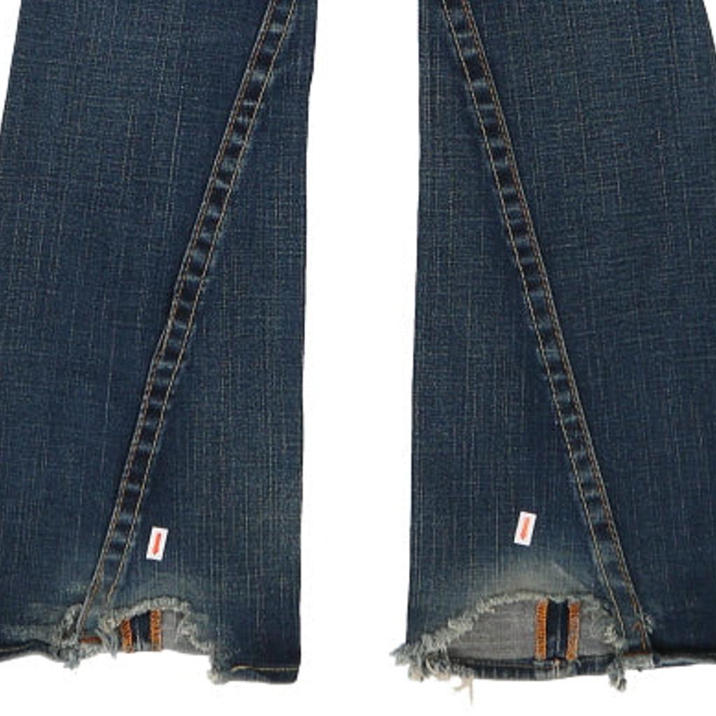 True Religion Flared Jeans - 32W UK 10 Blue Cotton