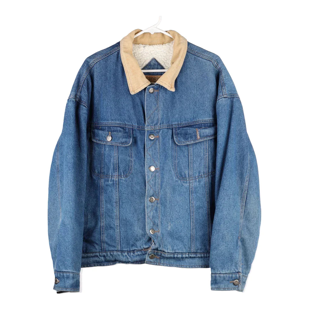 Wrangler Denim Jacket - XL Blue Cotton