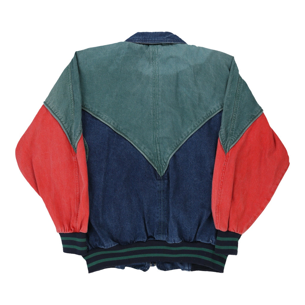 Hot Spices Denim Jacket - Medium Multicoloured Cotton