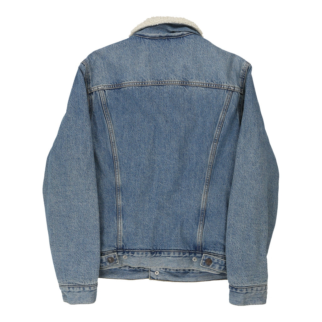 Levis Denim Jacket - Small Blue Cotton