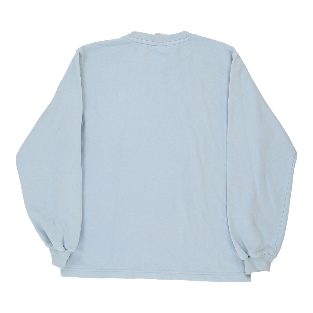 Age 14-16 Adidas Sweatshirt - Large Blue Cotton Blend