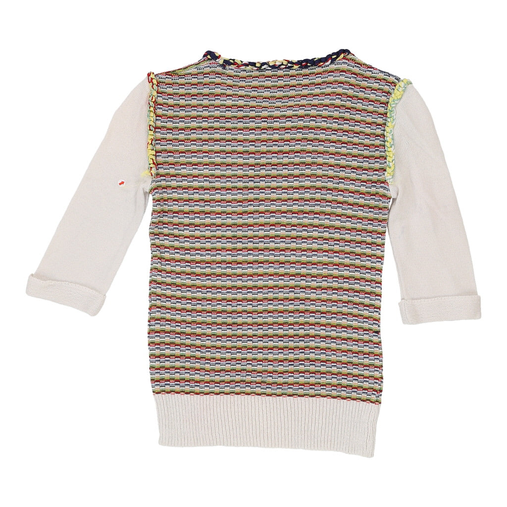 Age 10-11 Frapp Top - Small Multicoloured Acrylic Blend