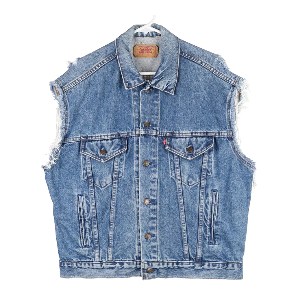 Levis Denim Gilet - XL Blue Cotton