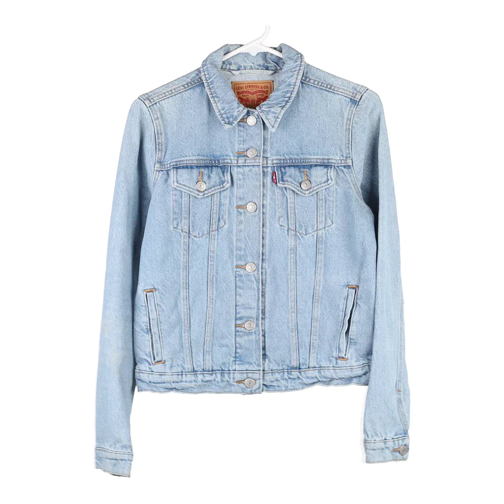 Levis Denim Jacket - Small Blue Cotton