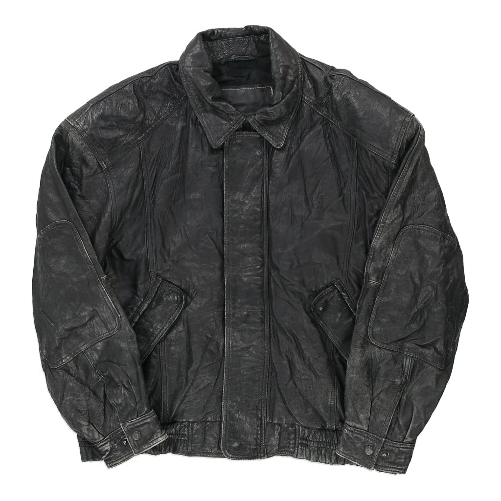 Clout Leather Jacket - XL Black Leather