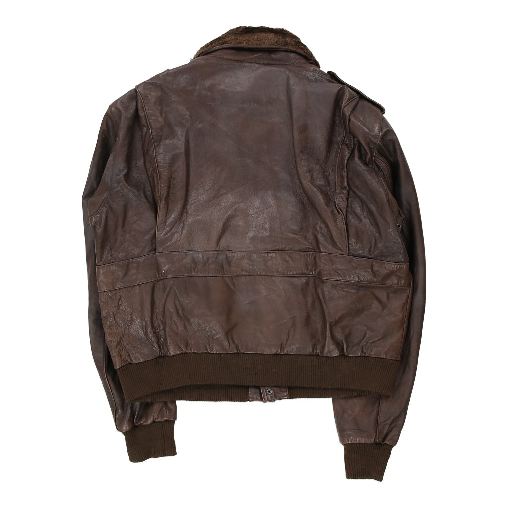 Bermans Leather Jacket - Medium Brown Leather