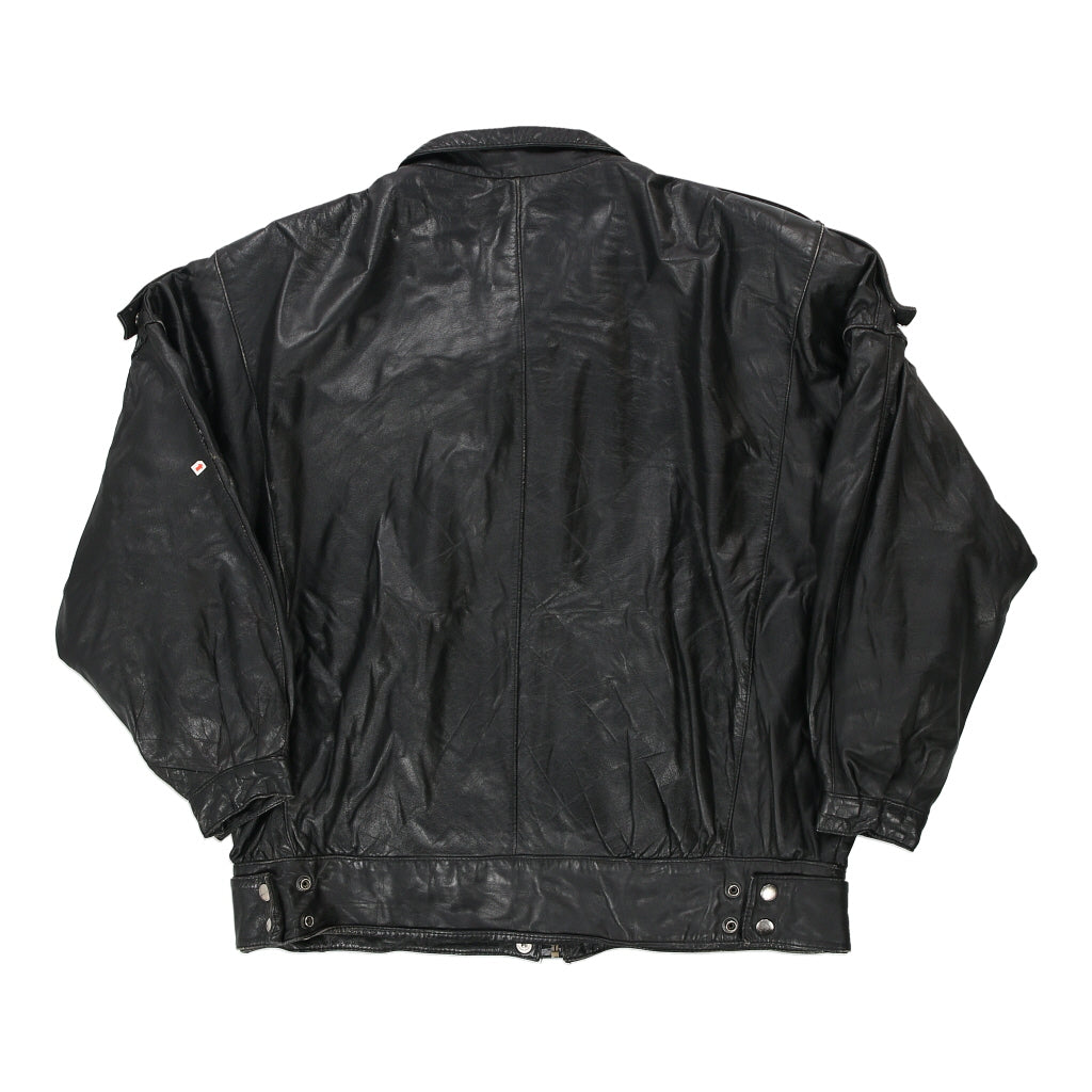Impromptu Leather Jacket - Medium Black Leather