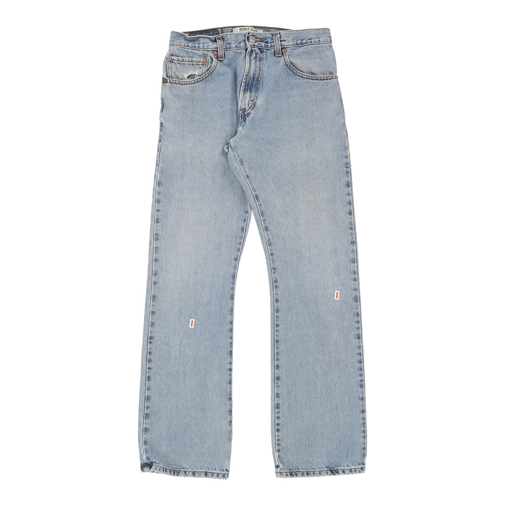 517 Levis Boot Cut Jeans - 30W 32L Blue Cotton