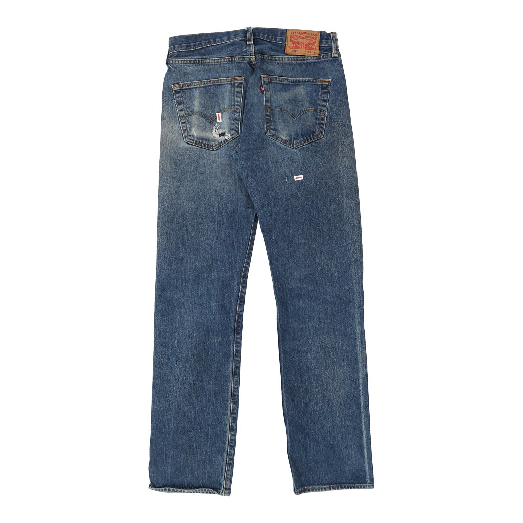 501 Levis Jeans - 32W 32L Blue Cotton