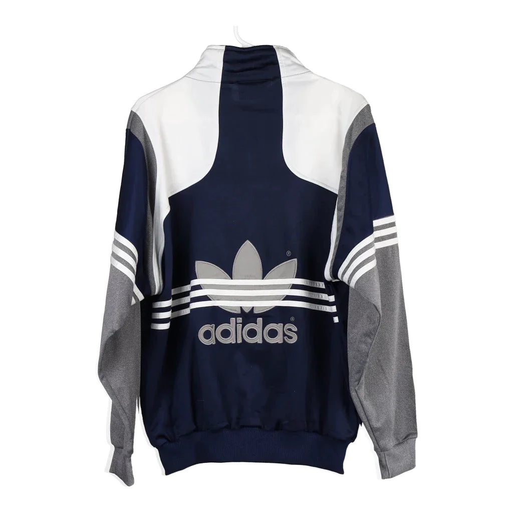 Adidas Track Jacket - Large Navy Polyester