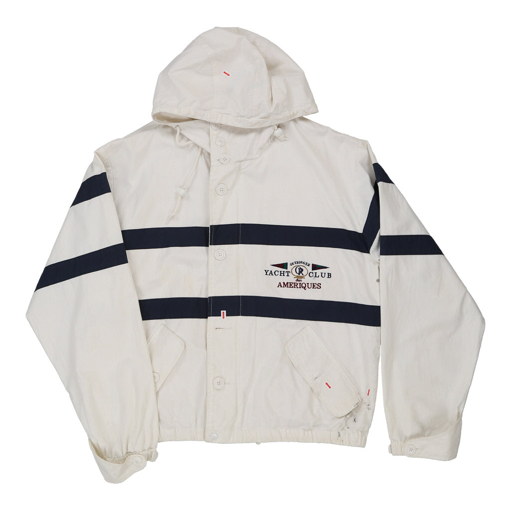 Yacht Club des Ameriques Outrigger Jacket - Medium White Cotton