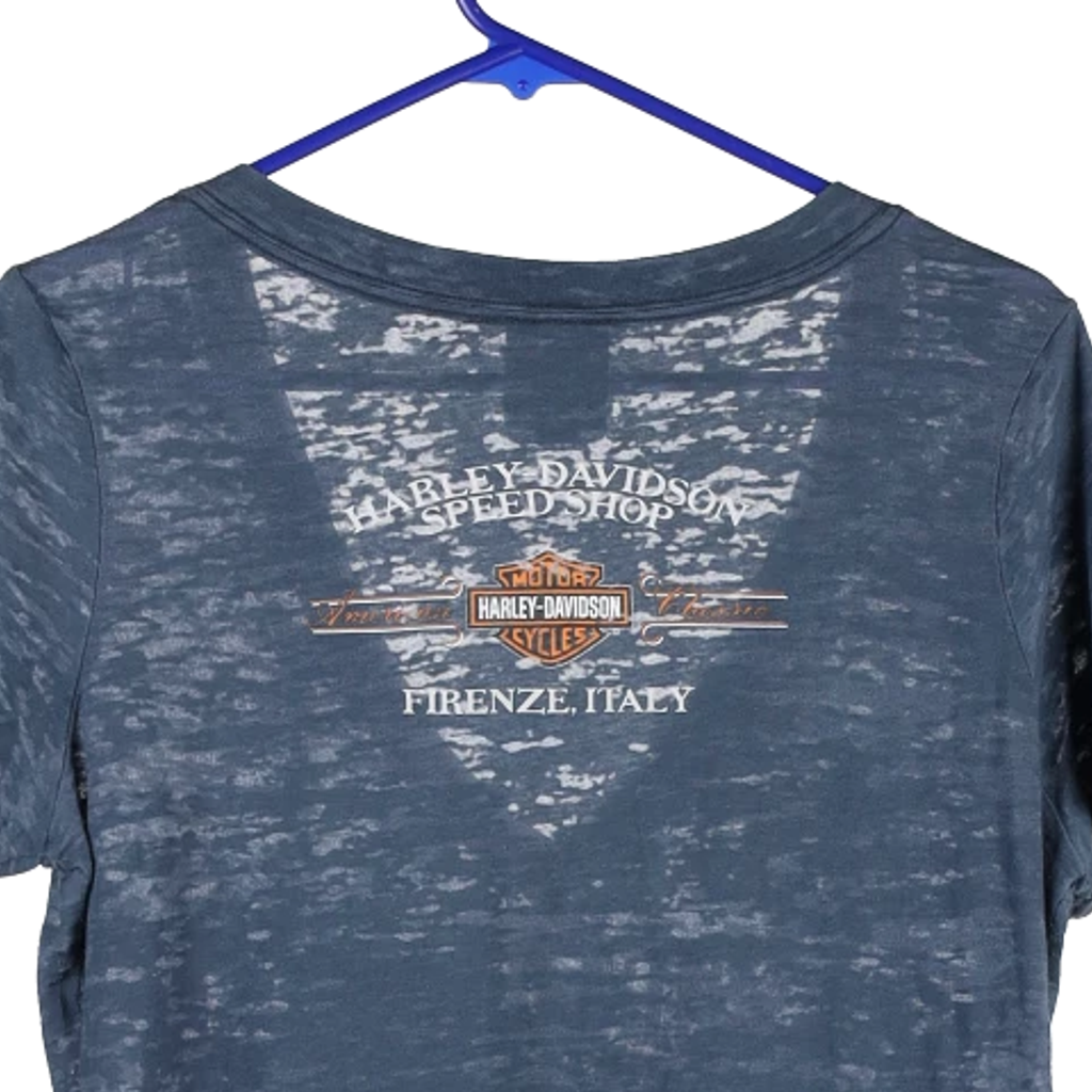 Firenze, Italy Harley Davidson T-Shirt - XL Grey Polyester Blend