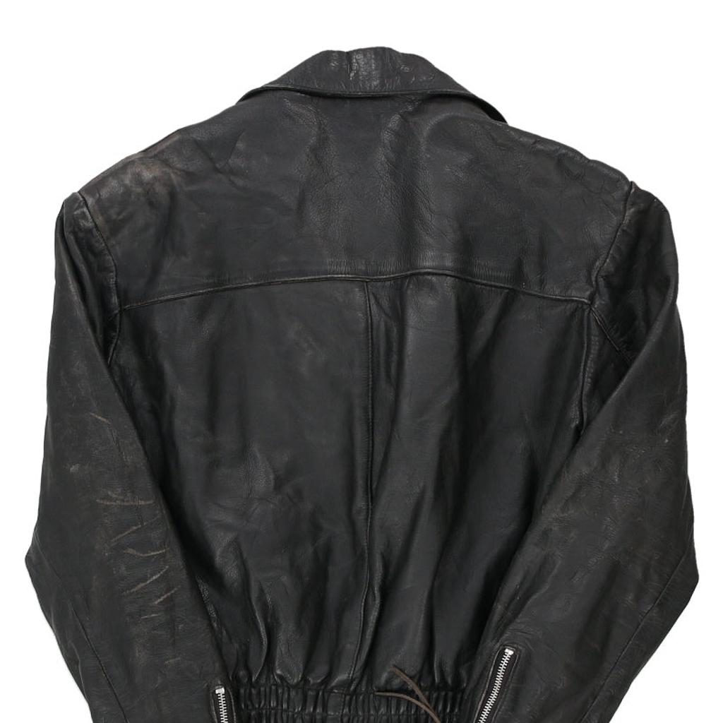 Unbranded Leather Jacket - Medium Black Leather