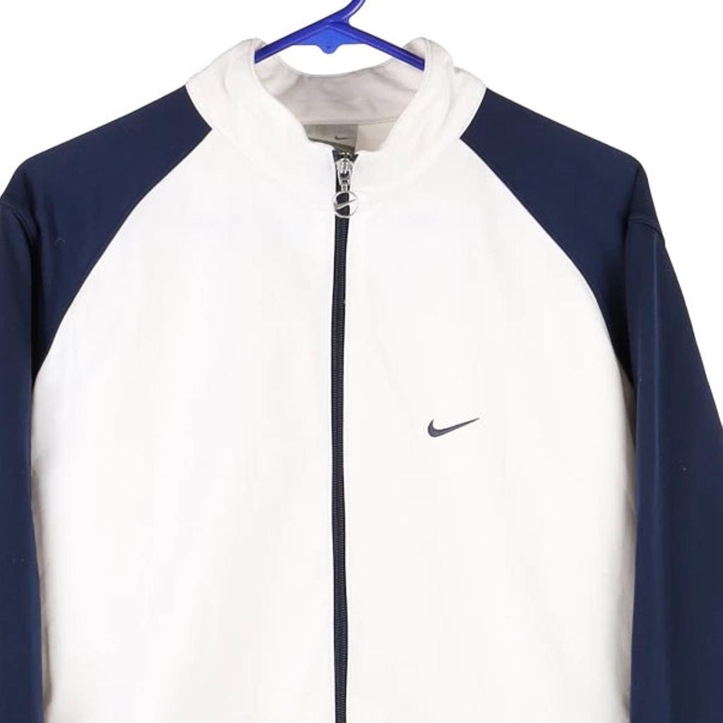 Age 18-20 Nike Zip Up - XL White Polyester