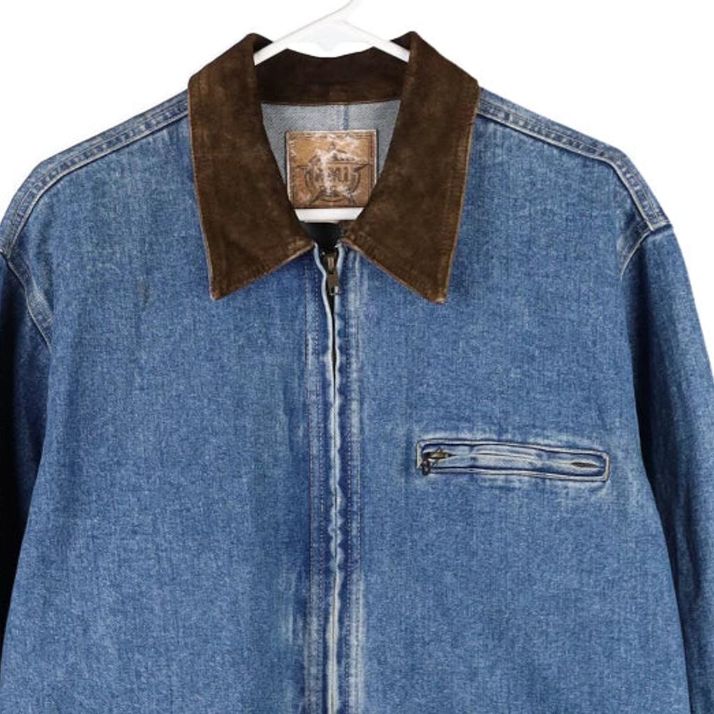 A.M.I Denim Jacket - Large Blue Cotton